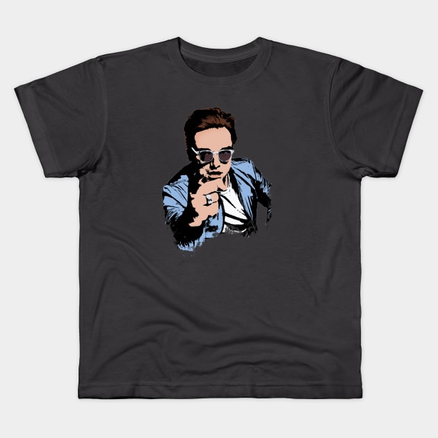 Sebastian Stan Kids T-Shirt by RustedSoldier